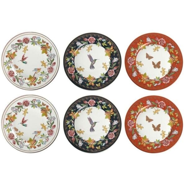 Lucky Art Evely Bone 27Cm 6lı Tabak Seti