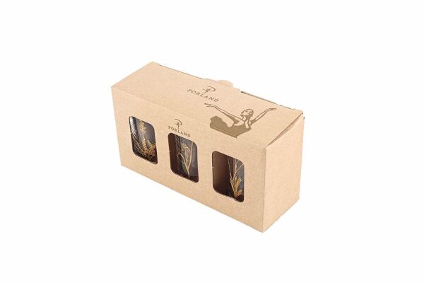 Porland Botanical Mini 3'lü Su Bardağı Tka