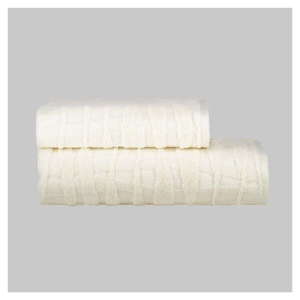 Sarev Poseidon Havlu Ekru 50x90