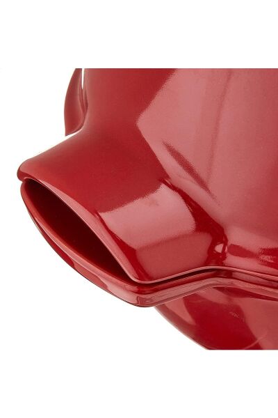 Emile Henry Fırın Kabı Yuvarlak Et/Tavuk/Hindi Pişime 4,5 Lt Kırmızı/Burgundy