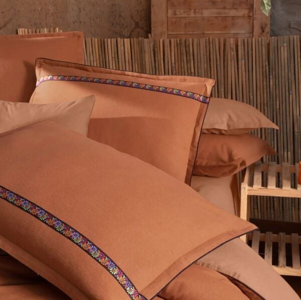 Sarev Enrike Flanel Nevresim Takımı Çift Kişilik 2 Yastık-Taba