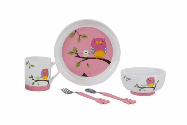 Porland Pembe Baykuş Mama Takımı 5 Parça