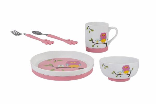 Porland Pembe Baykuş Mama Takımı 5 Parça