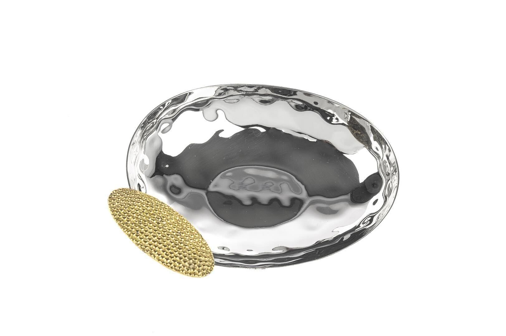 Mikasa Moor Gümüş Gold Çelik Çerezlik 17x13x4 cm