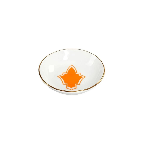 Porland Morocco Desen3 Turuncu Mini Kase 10cm
