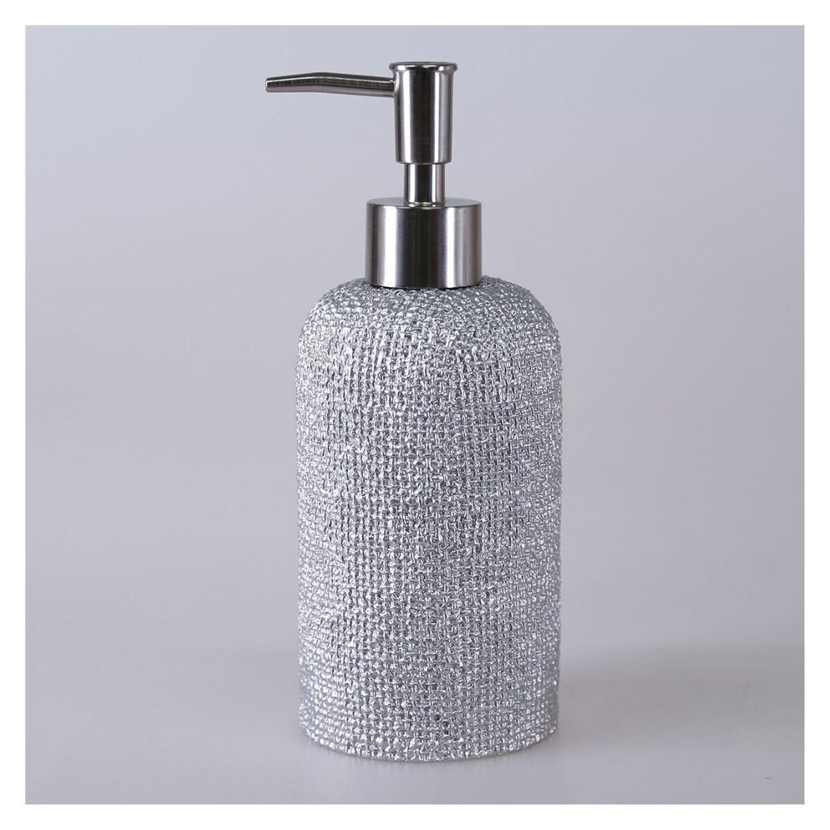 Selim Dekor Natural Banyo Seti Gümüş