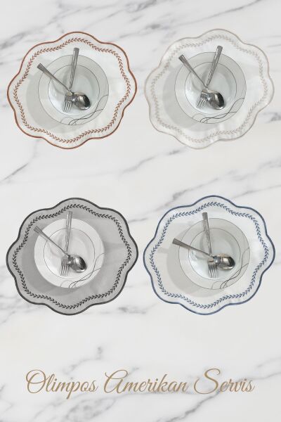 Nazik Home Olimpos 4'lü Supla-Gri