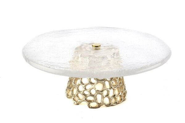 Mikasa Moor Gold Ayaklı Cam Servis 20x7 cm