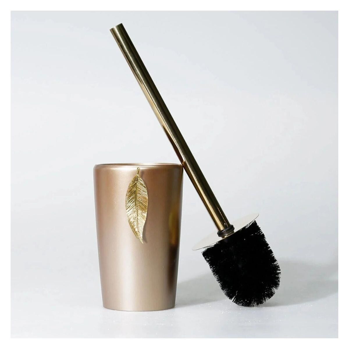 Selim Dekor Leaf Banyo Seti Vizon-Altın