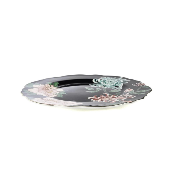 Mikasa Moor Fleur Siyah 6'lı Pasta Tabağı 21cm