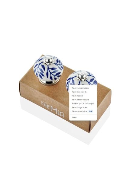 The Mia Seramik Çekmece ve Dolap Kulbu 2'li Set