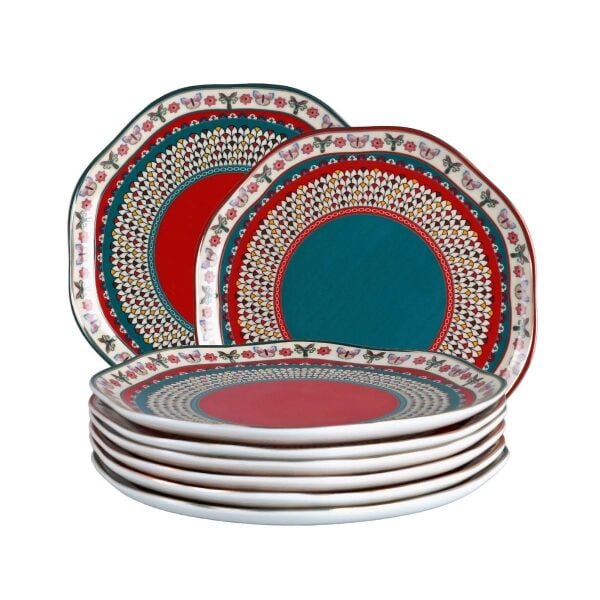 Lucky Art Liora Bone 19cm 6 lı Tabak Seti