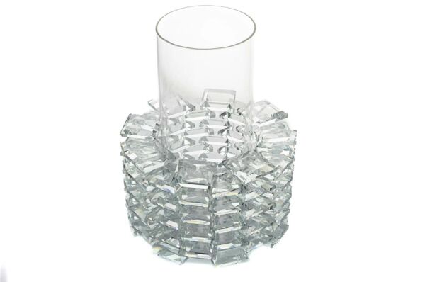 Mikasa Moor Glass Stone Cam Mumluk 20x20x26 cm
