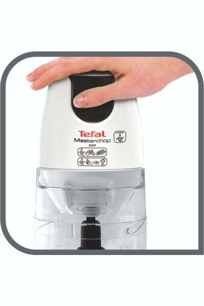 Tefal MasterChop 500 W 4 Bıçaklı Doğrayıcı XL Beyaz 1500637070 MB450B30