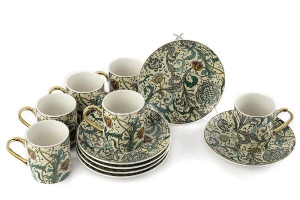 Mikasa Moor Turguoise 6lı Kahve Fincanı Seti 100cc