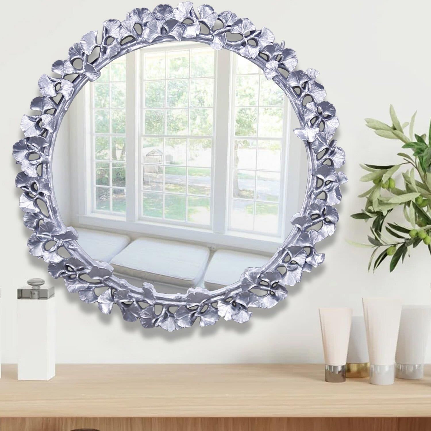 Selim Dekor Clove Ayna Gümüş