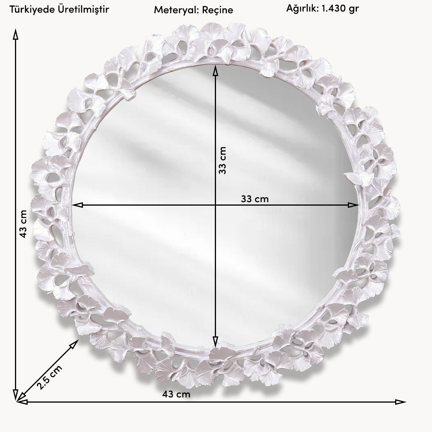 Selim Dekor Clove Ayna İnci