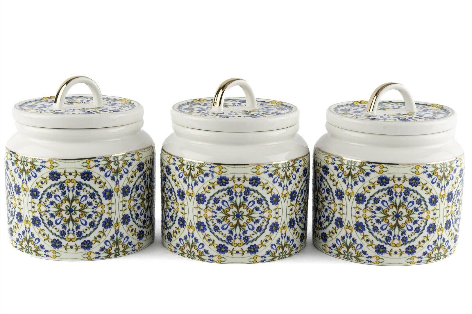 Mikasa Moor Provence 3lü Kavanoz Seti 13x14cm 500ml