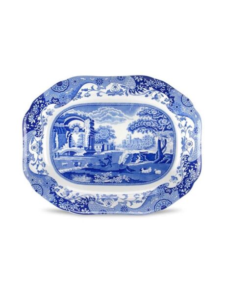 Spode Blue Italıan Oval Servis 41 Cm