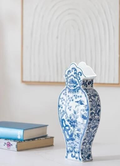 The Mia Dekoratif Küp Vazo 17x6x36 cm