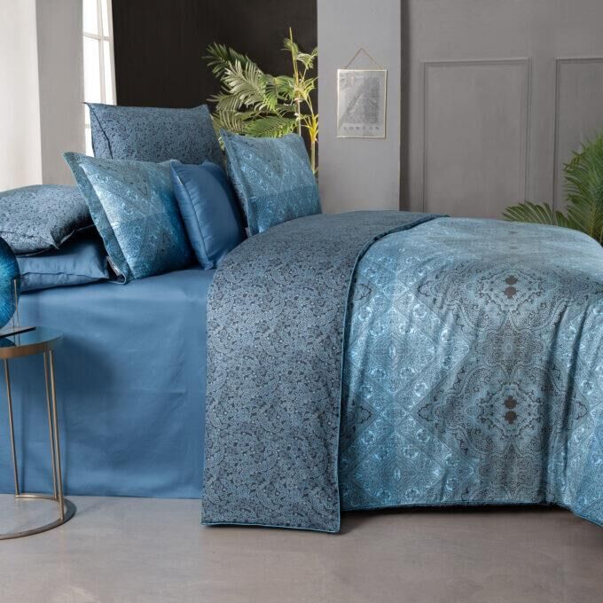 Sarev Brezno Saten Nevresim Takımı Tek Kişilik 2 Yastık