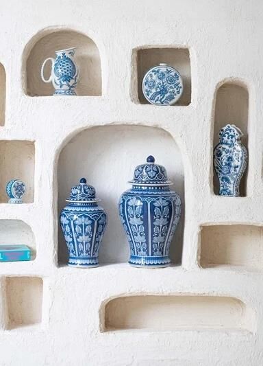 The Mia Dekoratif Kapaklı Küp Lacivert 26x26x47 cm