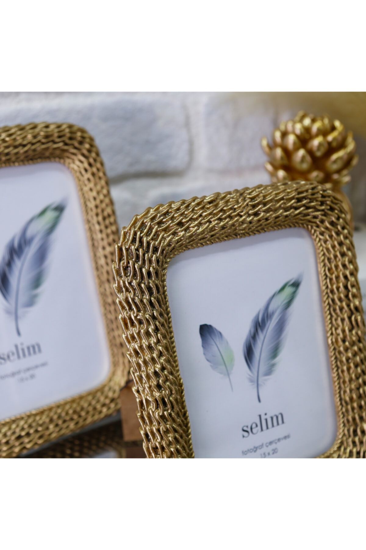 Selim Dekor Chain 13x18 Çerçeve Altın