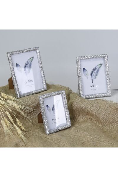 Selim Dekor Zena 13x18 Çerçeve Gümüş