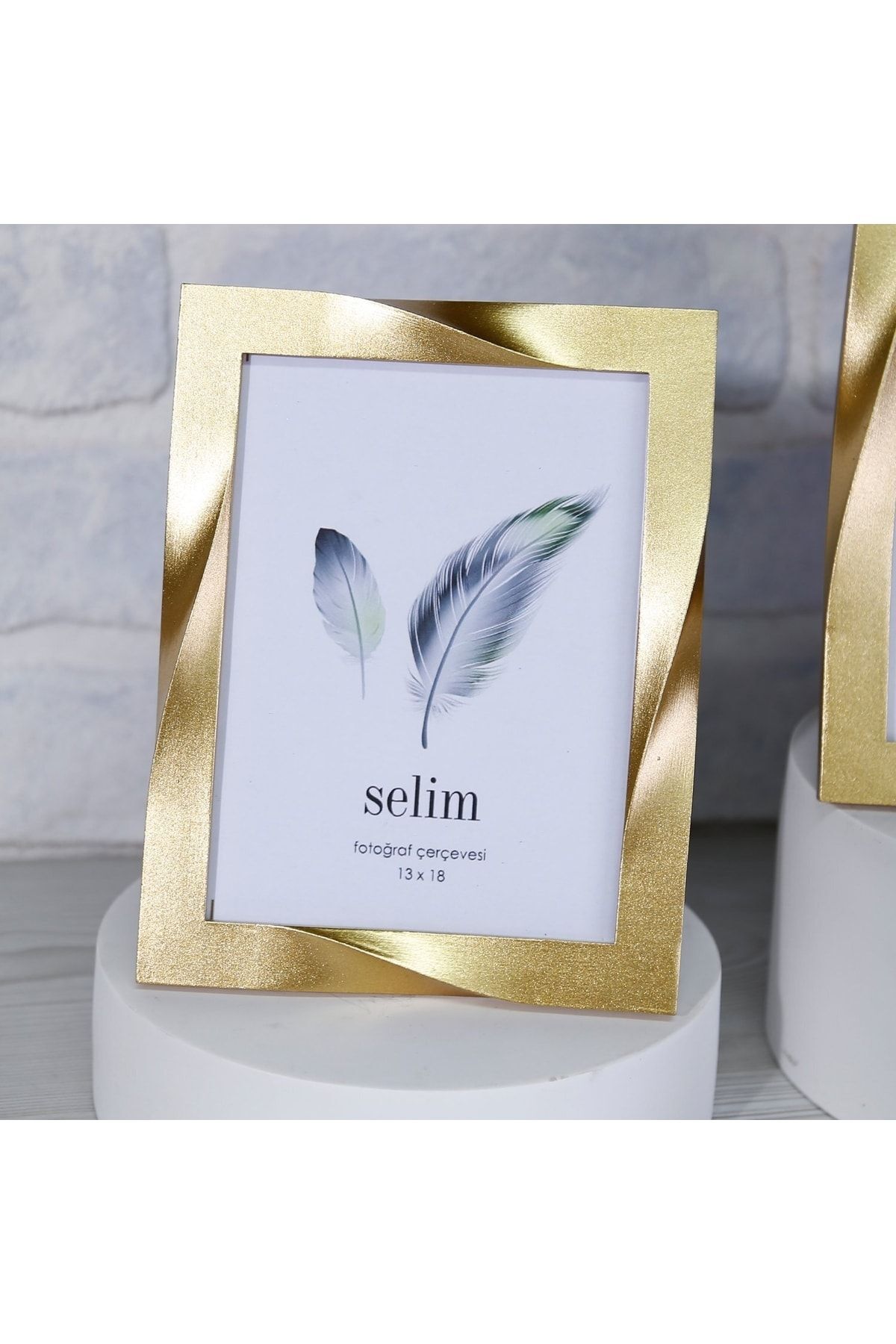 Selim Dekor Curved 13x18 Çerçeve Altın
