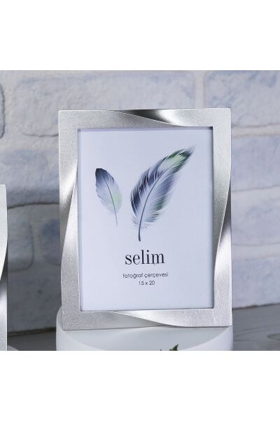 Selim Dekor Curved 15x20 Çerçeve Gümüş