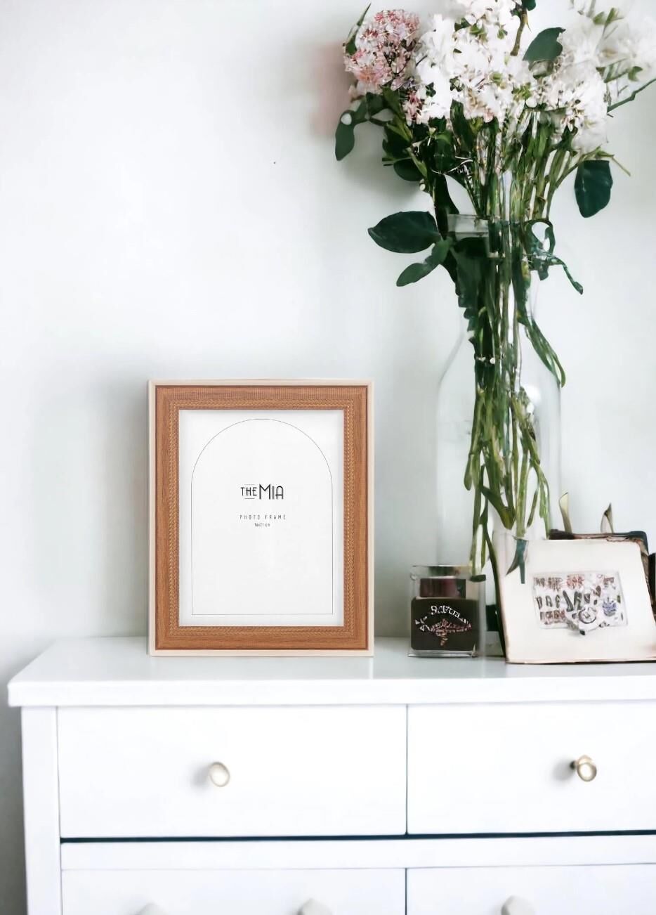 The Mia Retrato Fotoğraf Çerçevesi Krem 21x16 cm