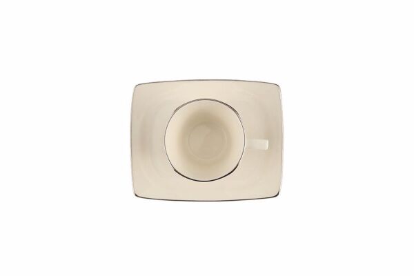 Porland Riva Platin Yaldız Çay Fincan Takımı 200cc 12 Parça