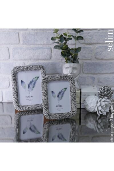 Selim Dekor Chain 15x20 Çerçeve Gümüş