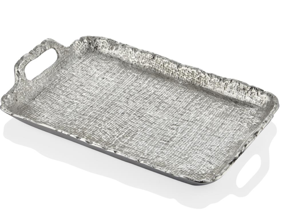 Lamedore Black Pearl Sade Küçük Boy Cam Kapaklı Kek Standı 24 x 24 x 21 Cm