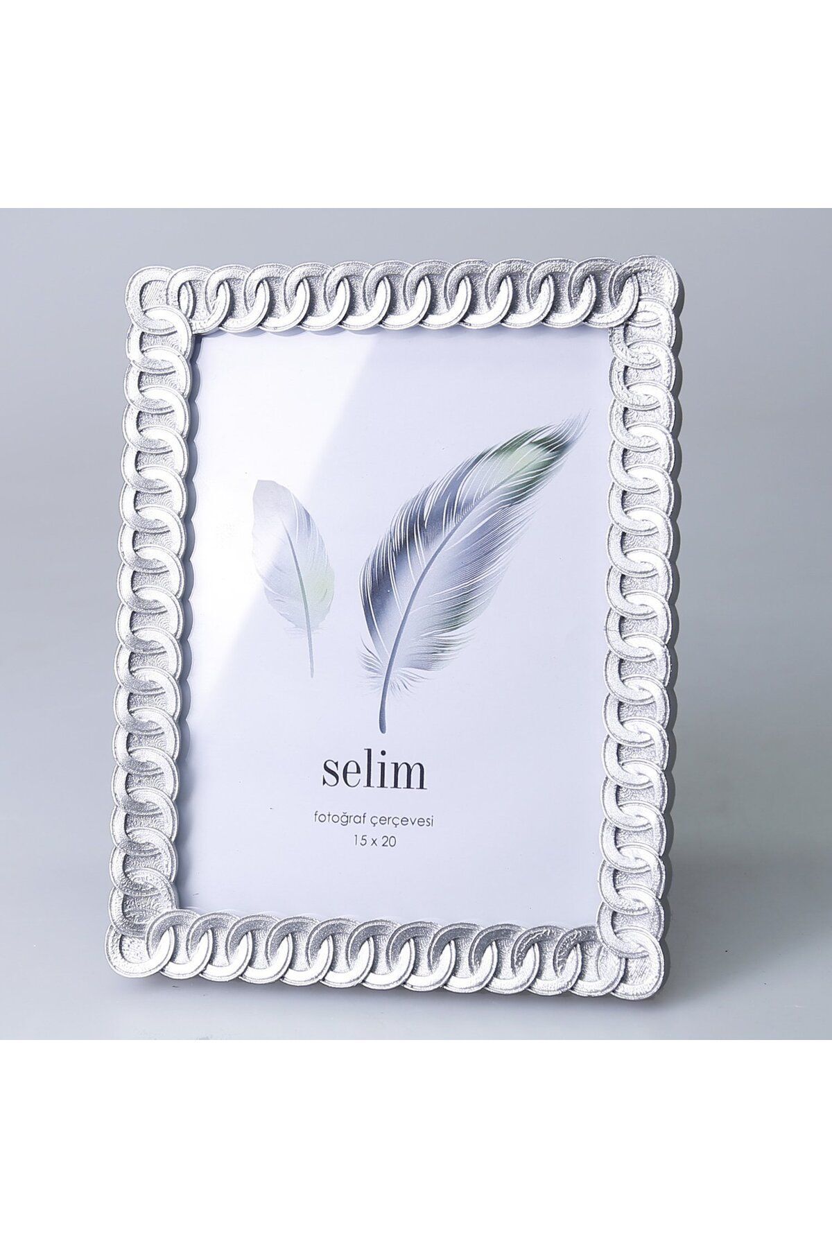 Selim Dekor Ring 15x20 Çerçeve Gümüş