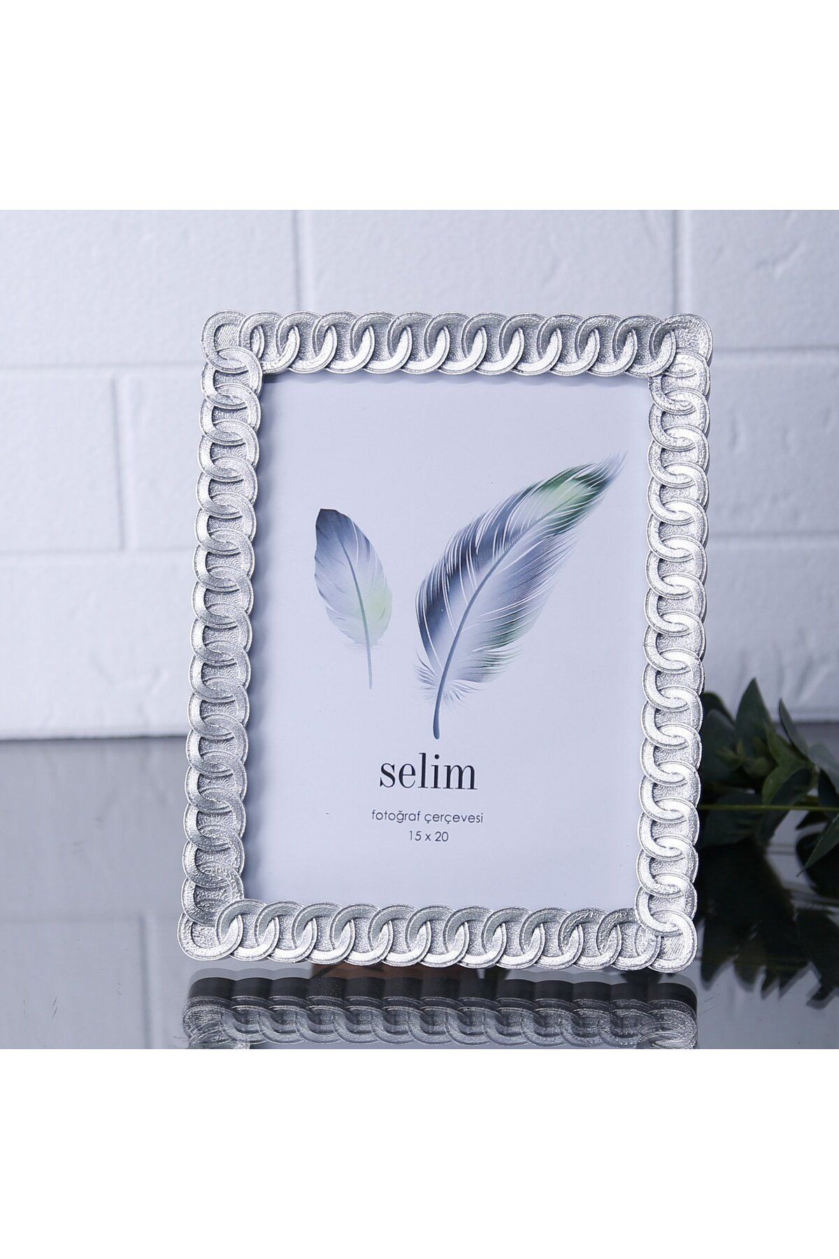 Selim Dekor Ring 15x20 Çerçeve Gümüş