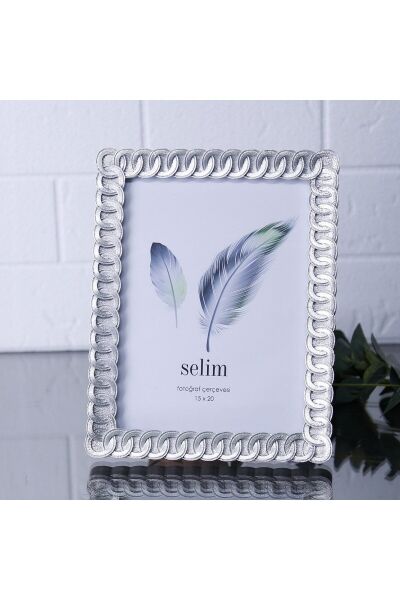 Selim Dekor Ring 15x20 Çerçeve Gümüş