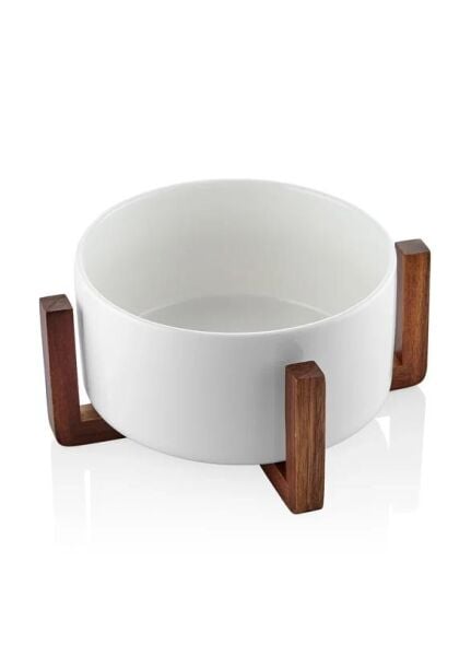 The Mia Woody Porselen Servis Ayaklı 20 cm
