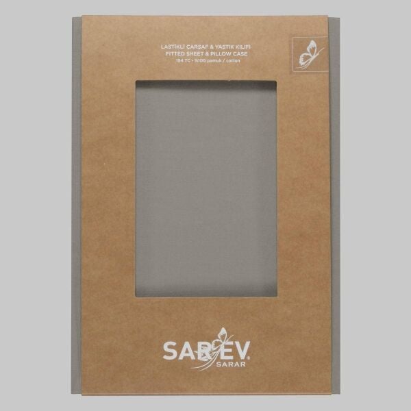 Sarev New Slow Cıty 120x200 Fıtted Sheet Gri