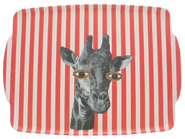 Porland Wild Life Giraffe Tepsi 41cm