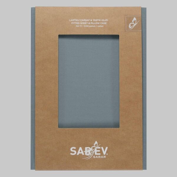 Sarev New Slow Cıty 200x200 Fıtted Shee Mavi