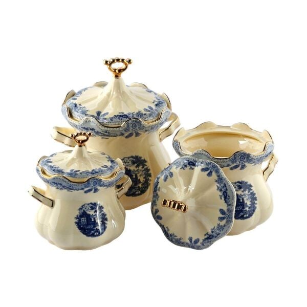 Lucky Art Margaret New Bone 3lü Kavanoz Seti