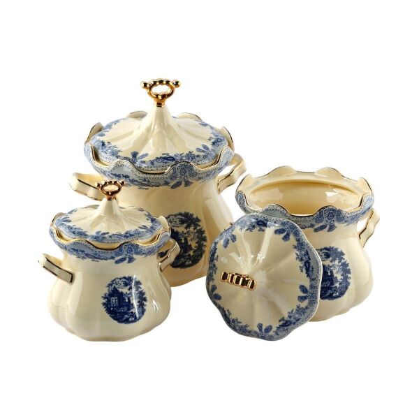 Lucky Art Margaret New Bone 3Lü Kavanoz Seti