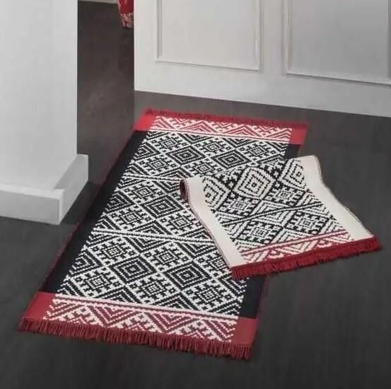 Sarev Akhila Yer Halısı Kırmızı 80x150 cm