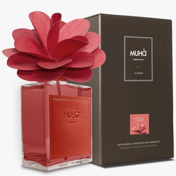 Muha Room Freshener Flower Diffuser Orange and Cinnamon 500 ml