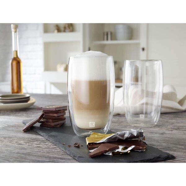 Zwilling 395000780 Çift Camlı 2'li Latte Macchiato Bardak Seti- 350 ml
