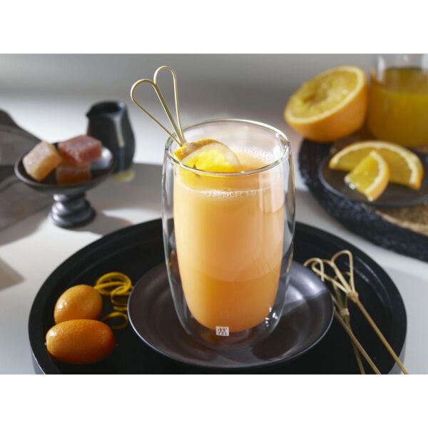 Zwilling 395000780 Çift Camlı 2'li Latte Macchiato Bardak Seti- 350 ml