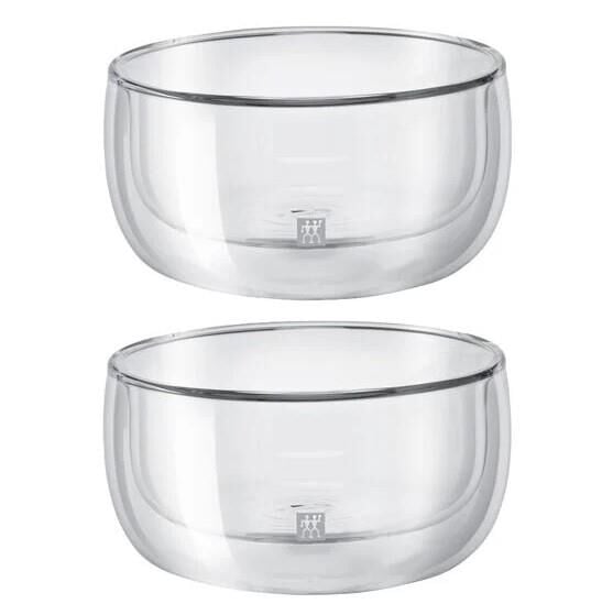 Zwilling 395000790 Çift Camlı 2'li Tatlı Kase Seti