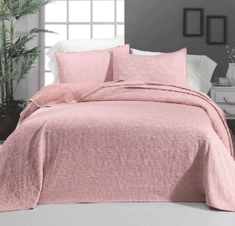 Sarev Echo Yatak Örtüsü Kırmızı Çift Kişilik