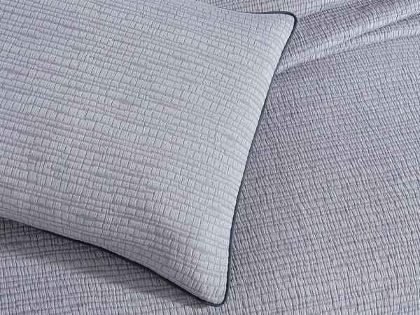 Sarev Echo Yatak Örtüsü Gri Tek Kişilik